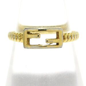 FENDI Gold Hardware 1***** Ring #5 1/2